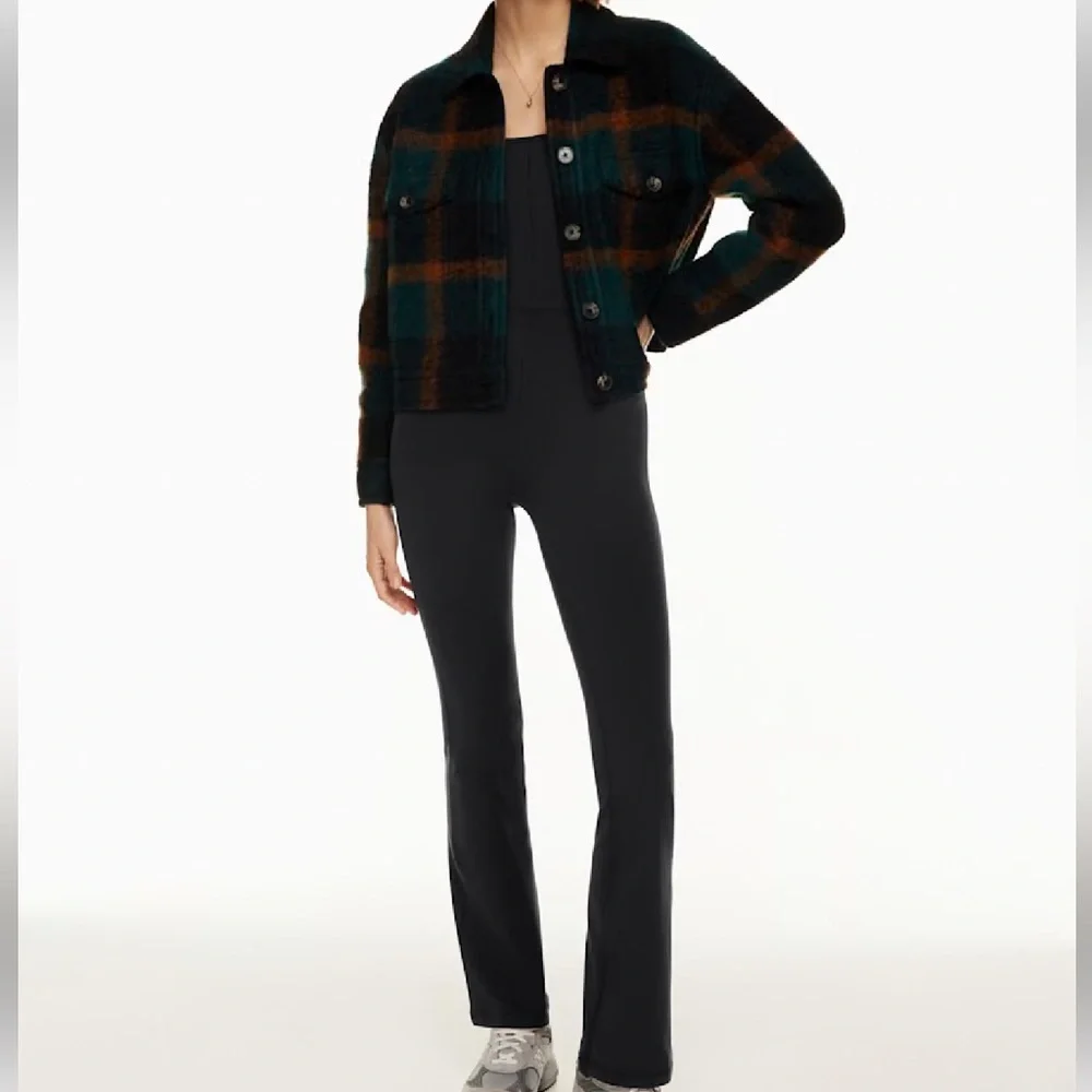 Last One !! Wilfred Free Divinity Kick Flare Jumpsuit in Black XS - Picture 1 of 7